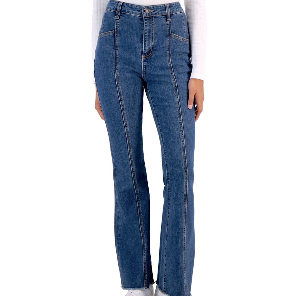 high rise flare jeans 30”